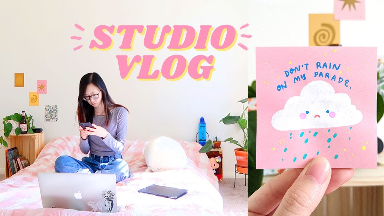 ☀ STUDIO VLOG 18 ☀ Skinny Shaming, Making Stickers, Speaking Only Chinese, and more!