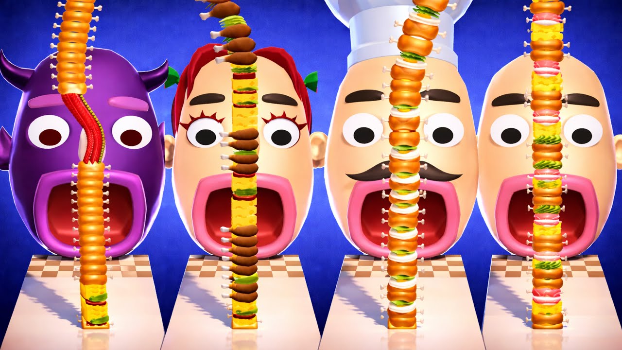 Sandwich Runner - Satisfying Speedrun Gameplay 