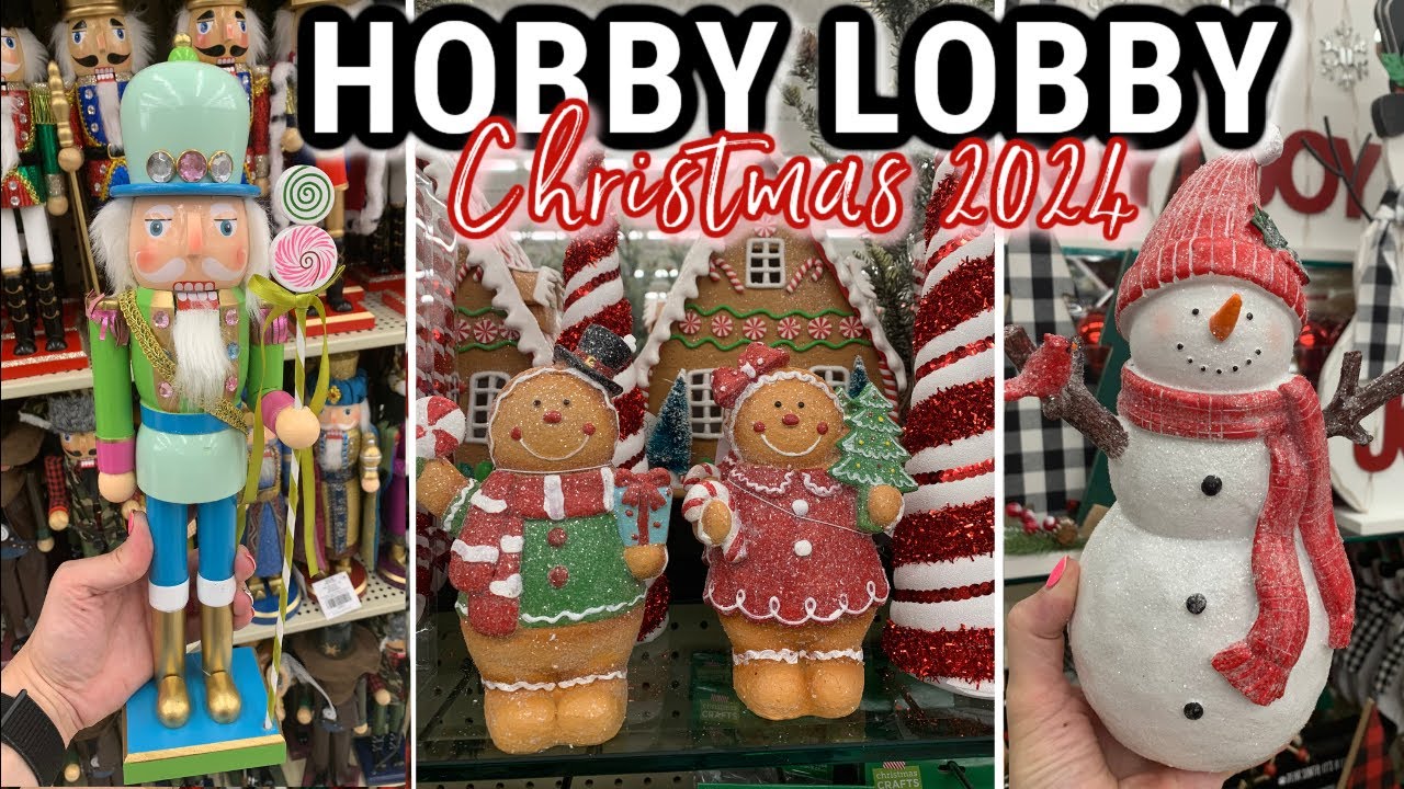 HOBBY LOBBY CHRISTMAS SHOP WITH ME | Hobby Lobby Christmas Decor 2024