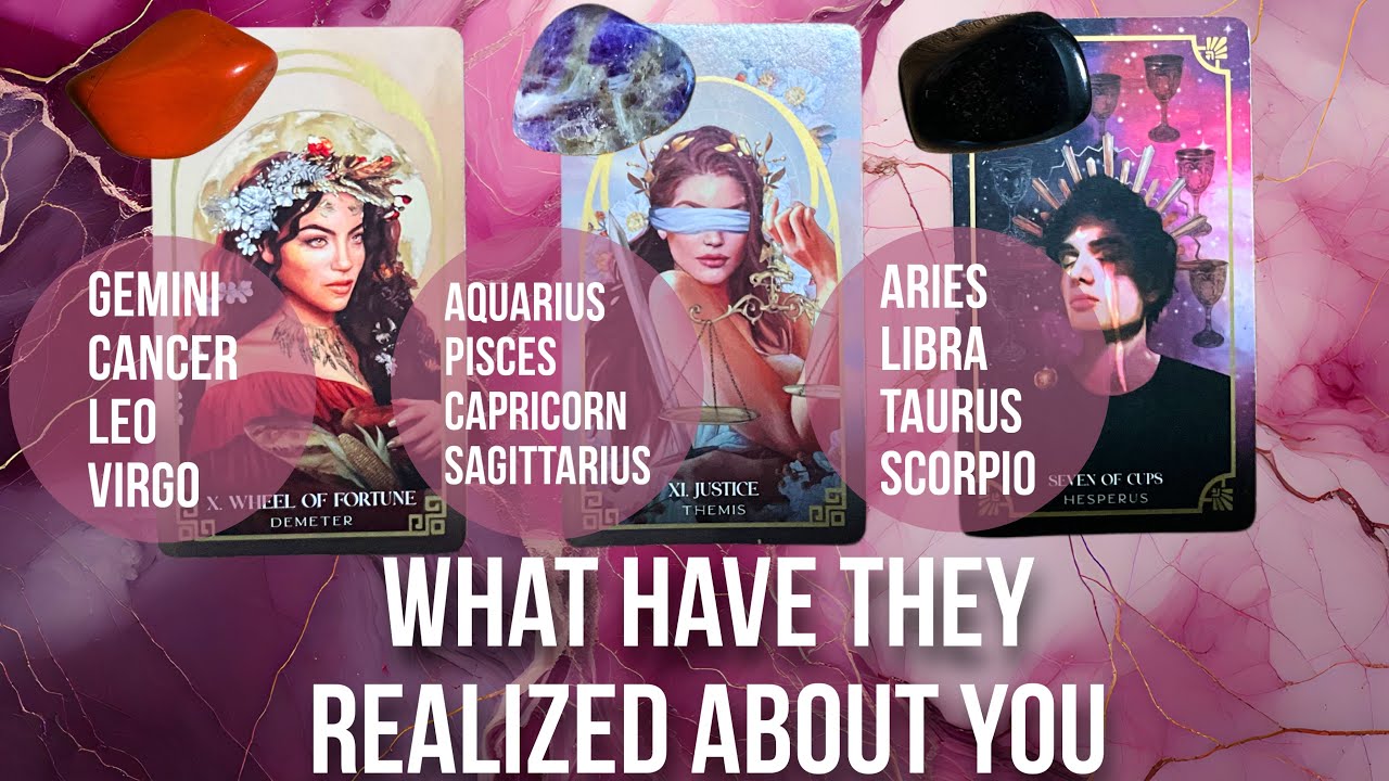 What have they realized about you? - Pick a Card Tarot Reading
