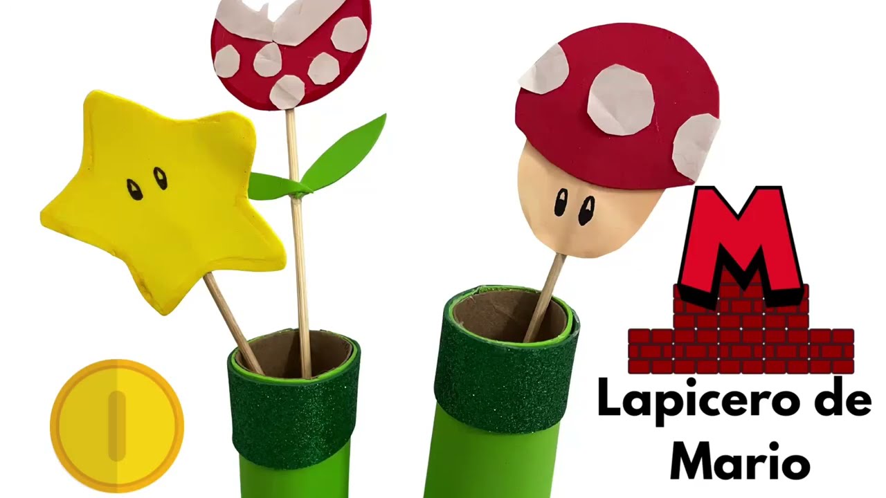 Lapicero de Mario Bros 🤍♥️