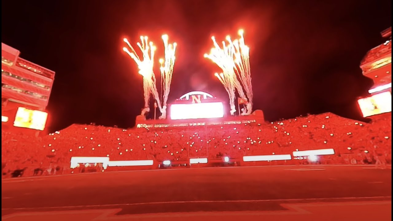 Nebraska vs. Northwestern | Memorial Stadium Light Show (Oct. 2, 2021)