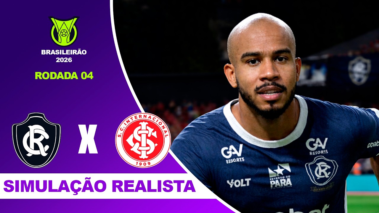 REMO X INTERNACIONAL - Brasileirão Serie A 2026 - RODADA 4º | Simulação Realista