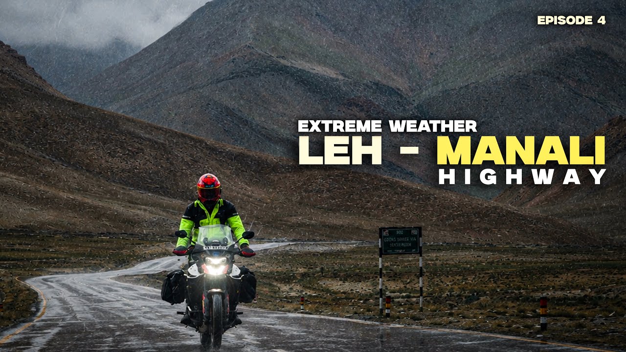 MANALI TO LEH 430KM TOUGHEST RIDE | EXTREME WEATHER | MANALI-LEH | LADAKH RIDE 2026 | EP 4