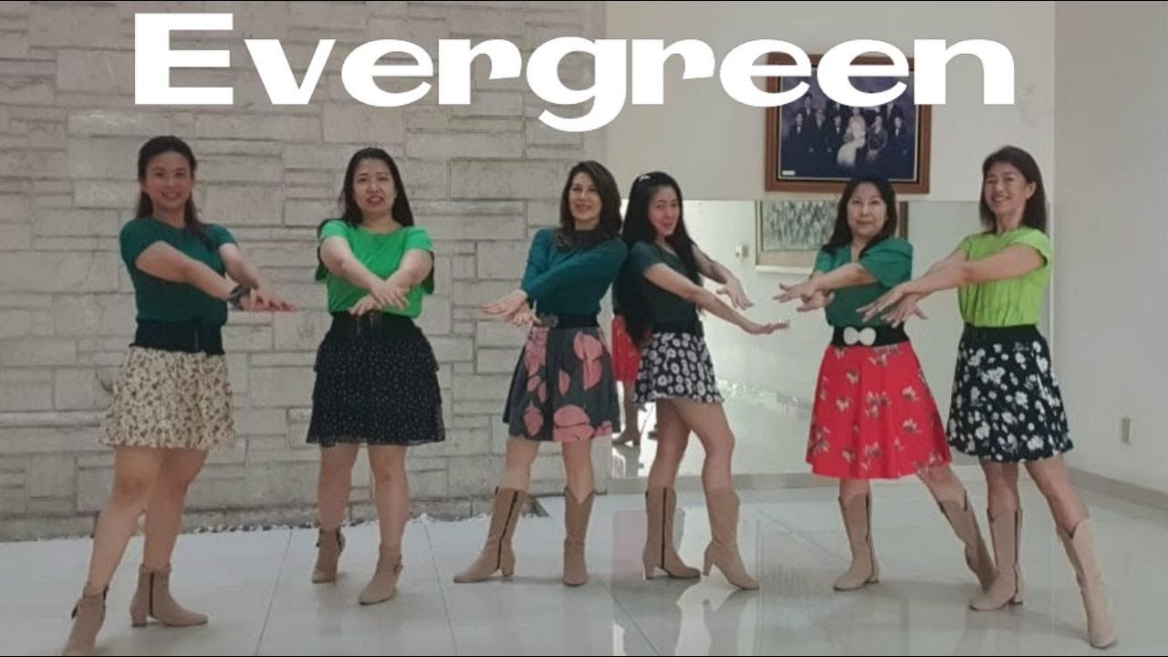 Evergreen Line Dance (demo & count)
