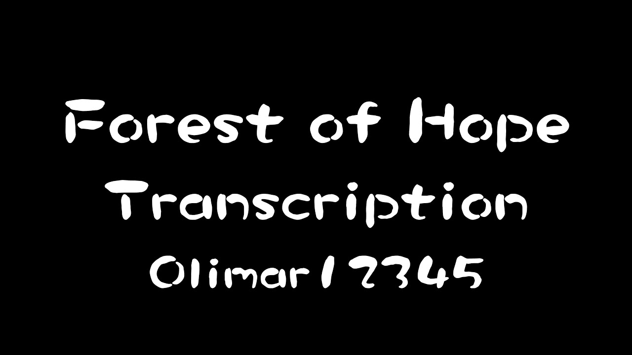 Pikmin OST - Forest of Hope Transcription