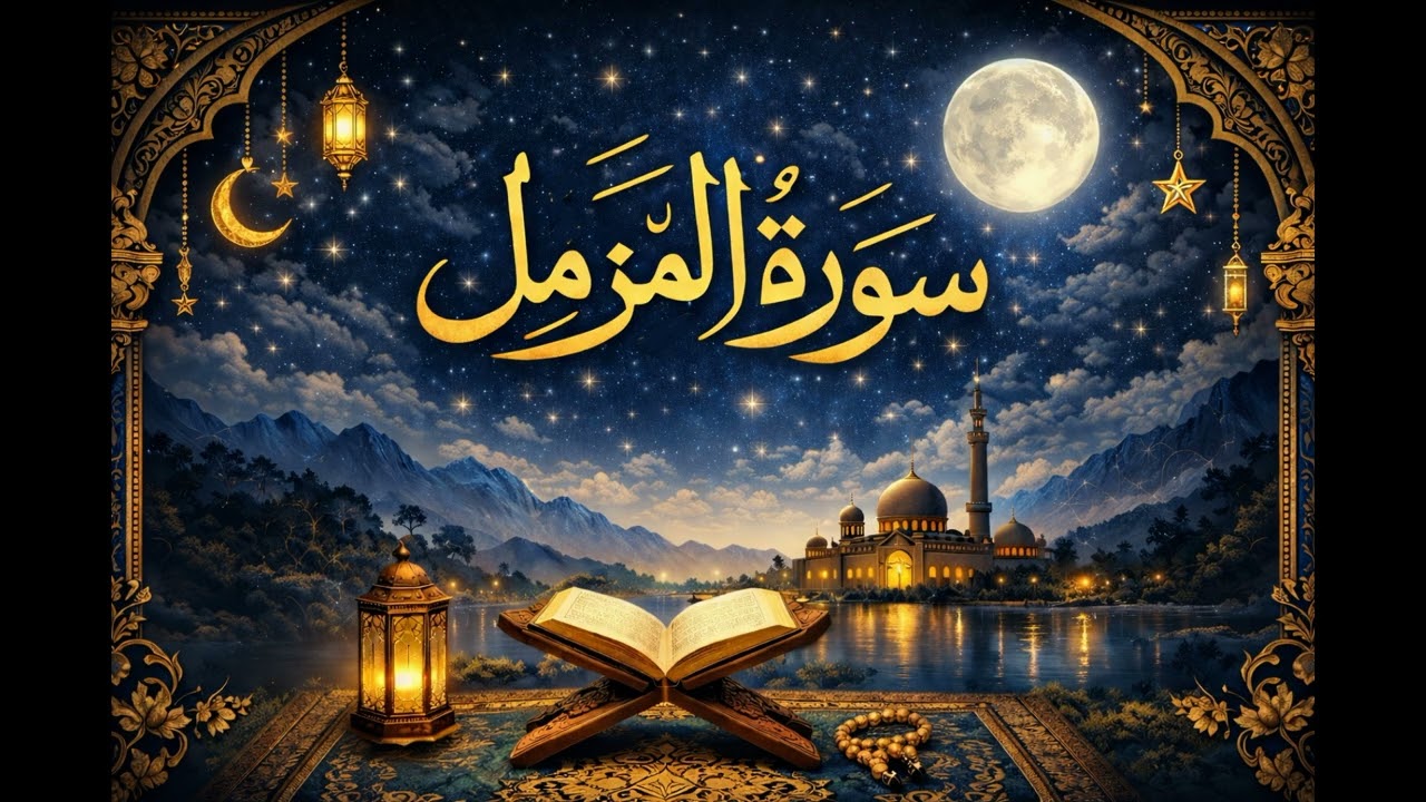 سورة المزمل محمود الحصري Surah Al Muzammil