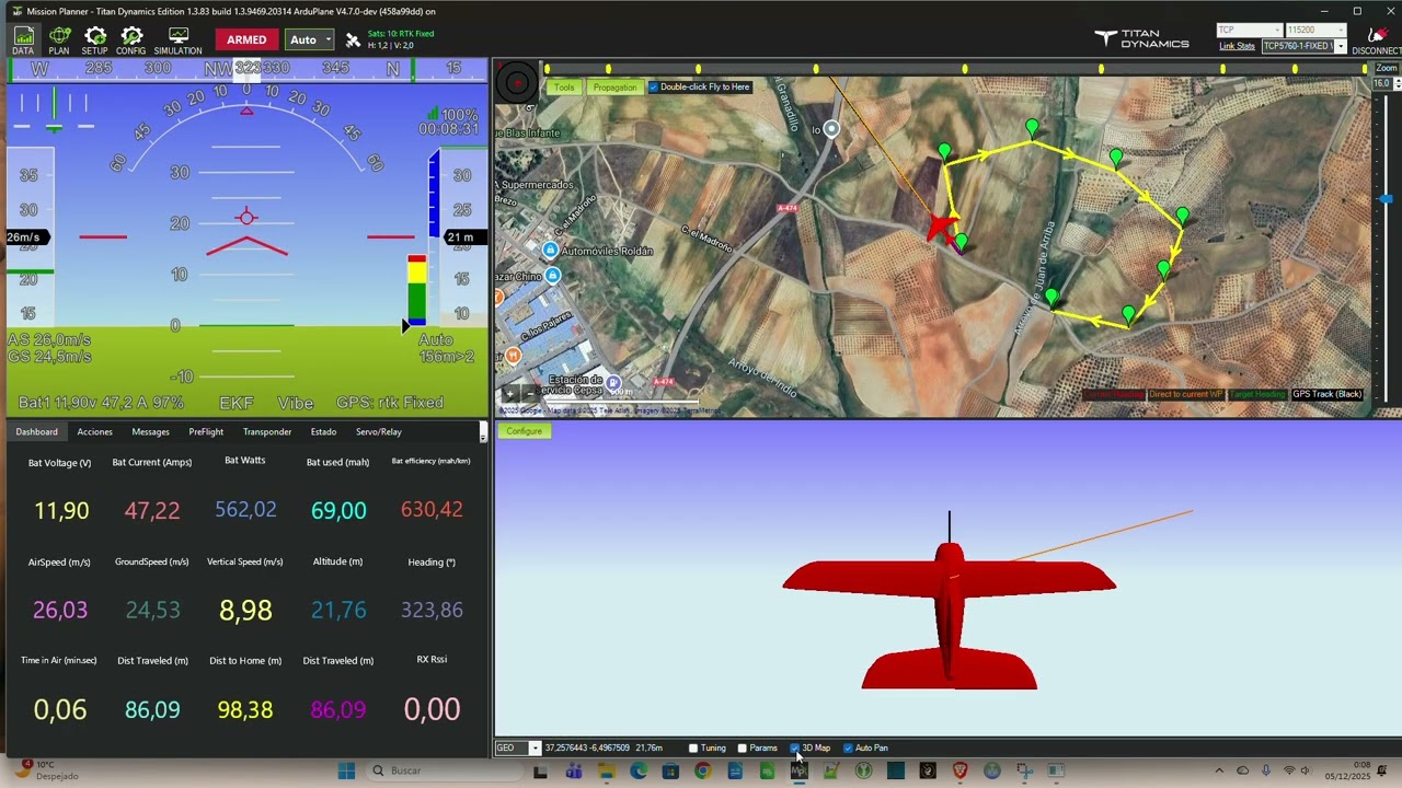 Titan Dynaics: Mission Planner