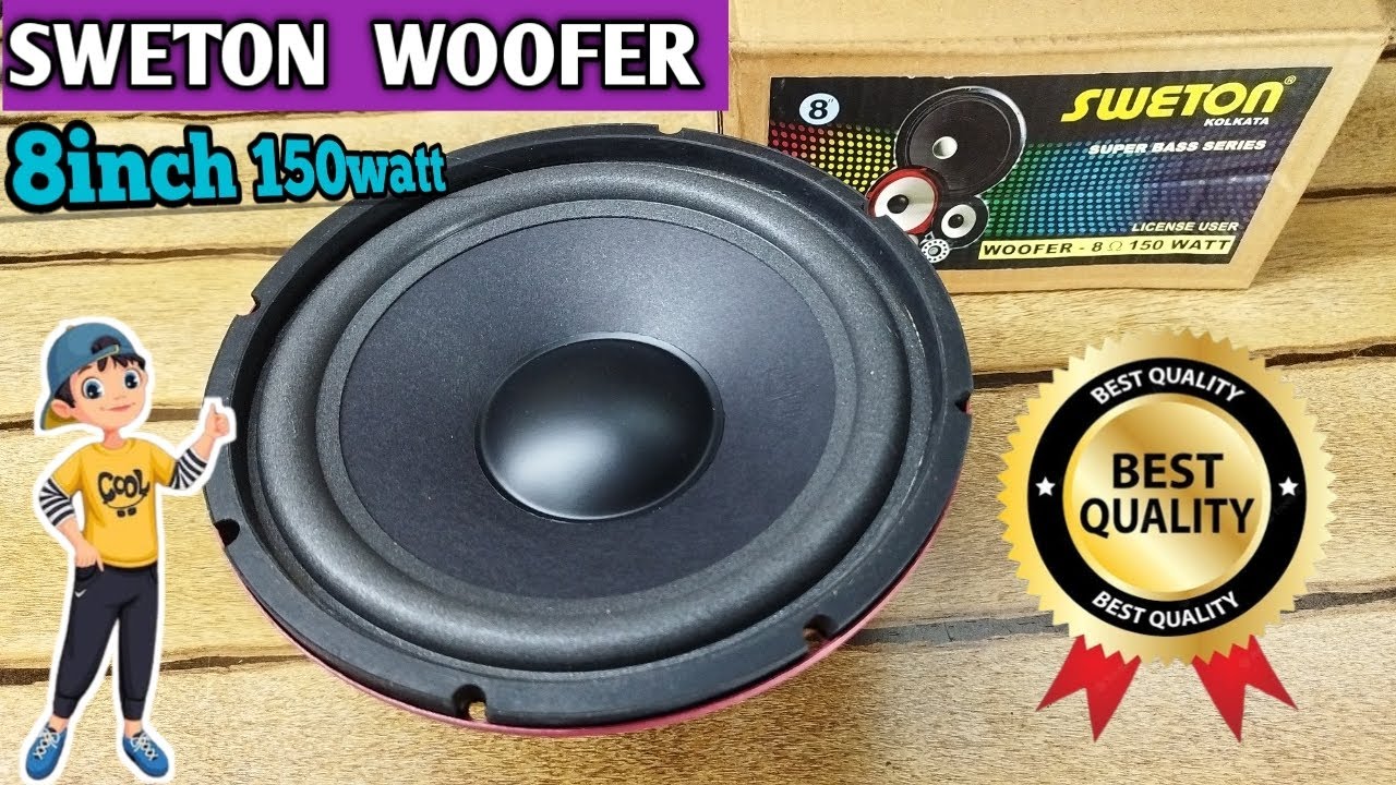 sweton 8 inch 150 watt woofer🔊 sweton 8 inch speaker 🔊 sweton 8 inch woofer