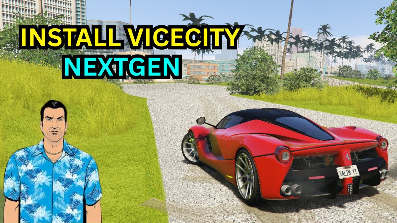 How to install in 2 Minutes GTA Vice City NextGen Edition | Xbox 360 Controller