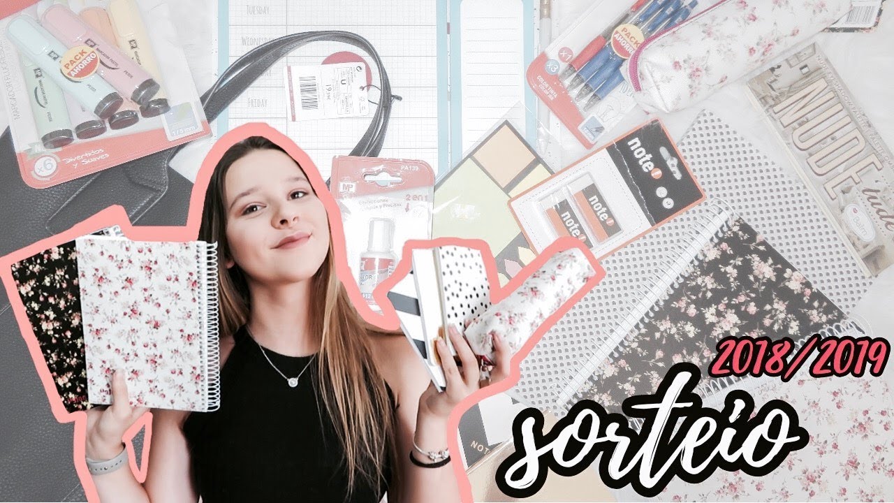 HAUL DE MATERIAL ESCOLAR 2018/2019 + SORTEIO | Mariana Reis