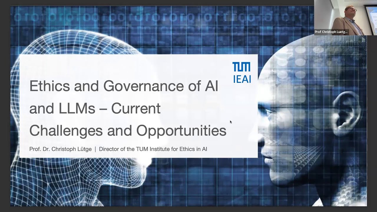 Ethics and Governance of AI and LLMs with Prof Christoph L&uuml;tge (TUM)