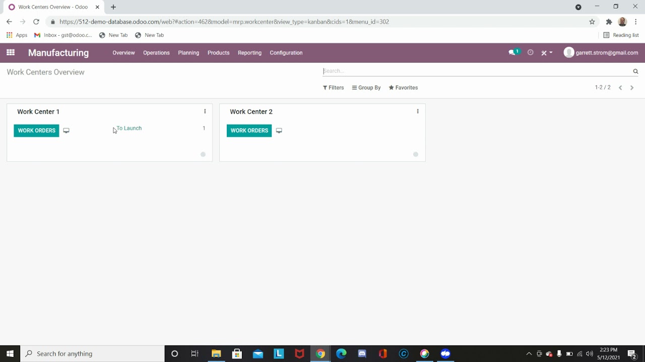 Sales/Manufacturing Integrations in Odoo V14