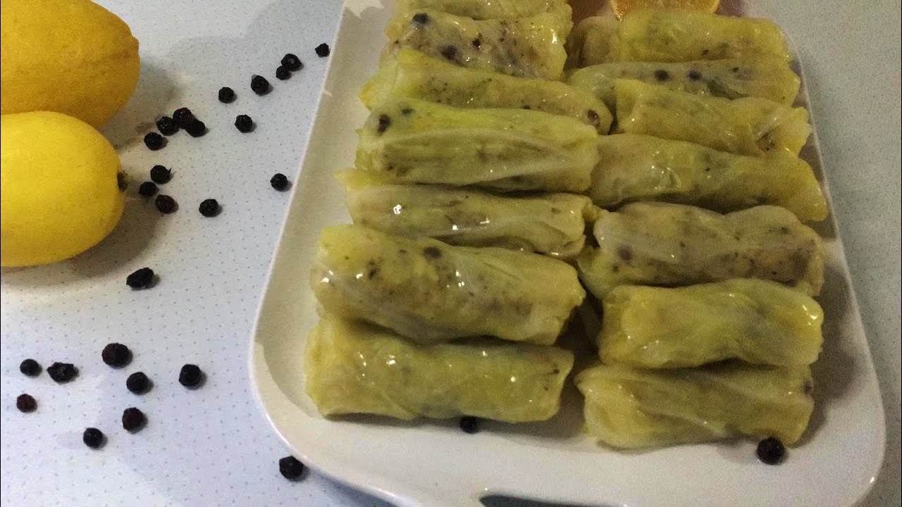 ENFES ZEYTİN YAĞLI LAHANA DOLMASI!!! | Gülün Tarifleri