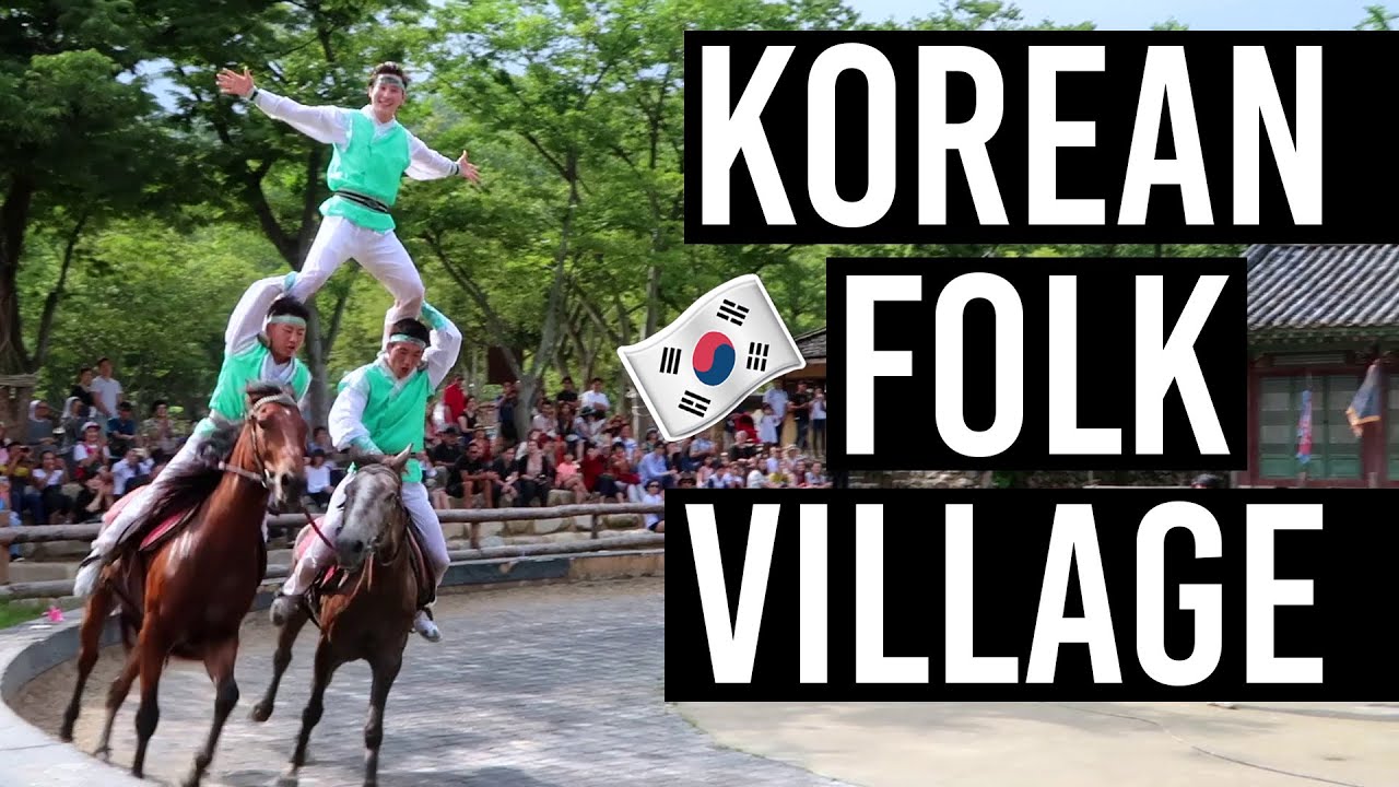 KOREAN FOLK VILLAGE 🇰🇷⚔️ 한국민속촌 (1-Hour Away from SEOUL!) I SOUTH KOREA
