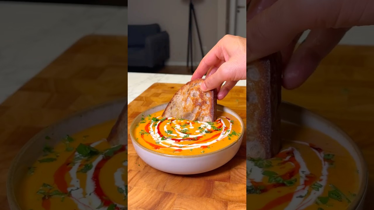 Cozy Butternut Squash Soup with Coconut Milk | Easy Fall Recipe