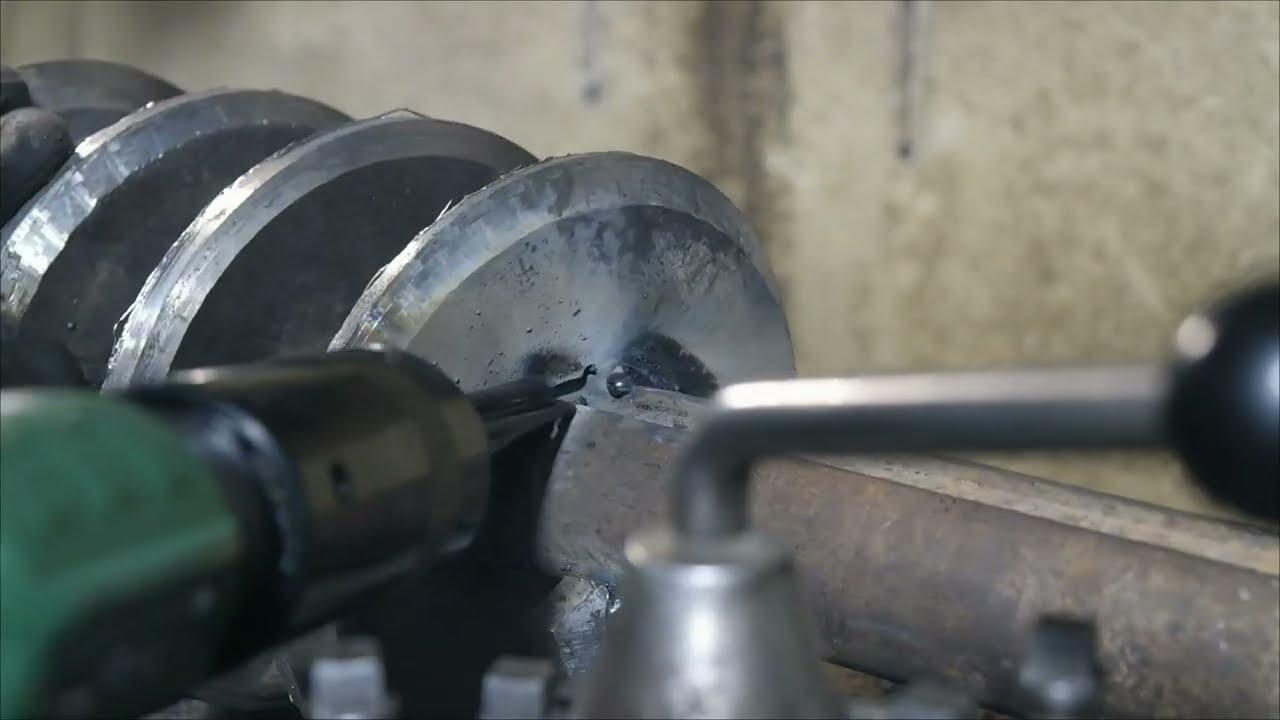From Steel Discs to Powerful Wood Chipper Spiral! 🔥 Fabricating the Auger Screw for a Wood Chipper 