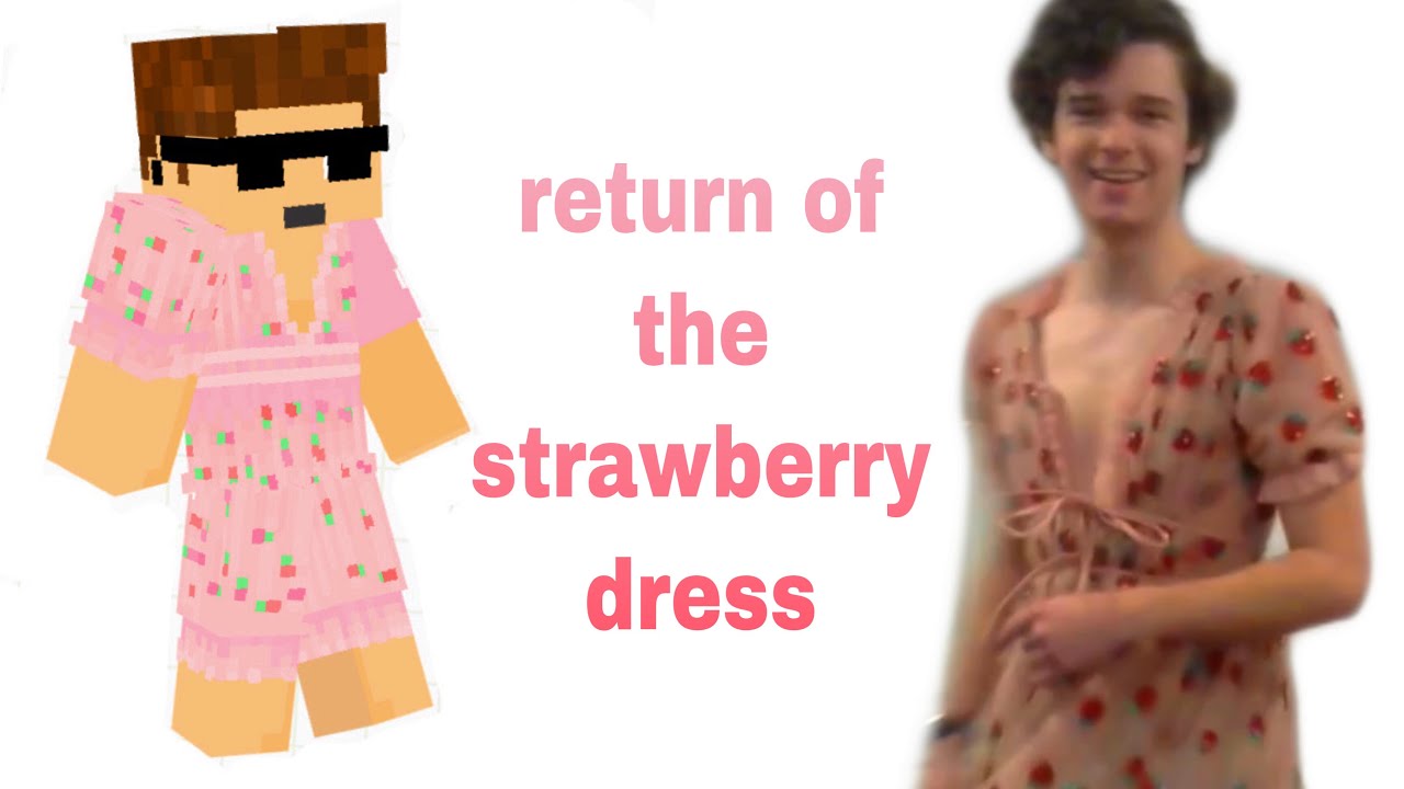 the return of the eret strawberry dress (and suit)