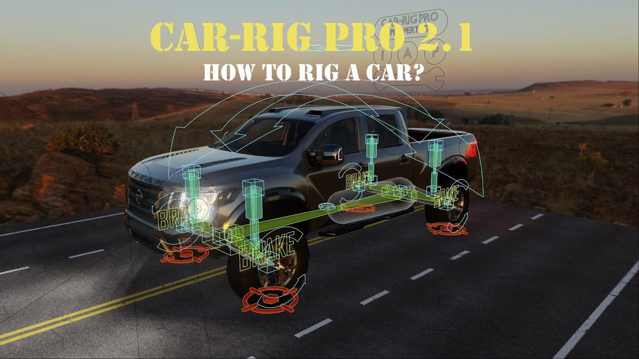 Car-Rig Pro 2.1 How to rig a car? (Blender 2.90)