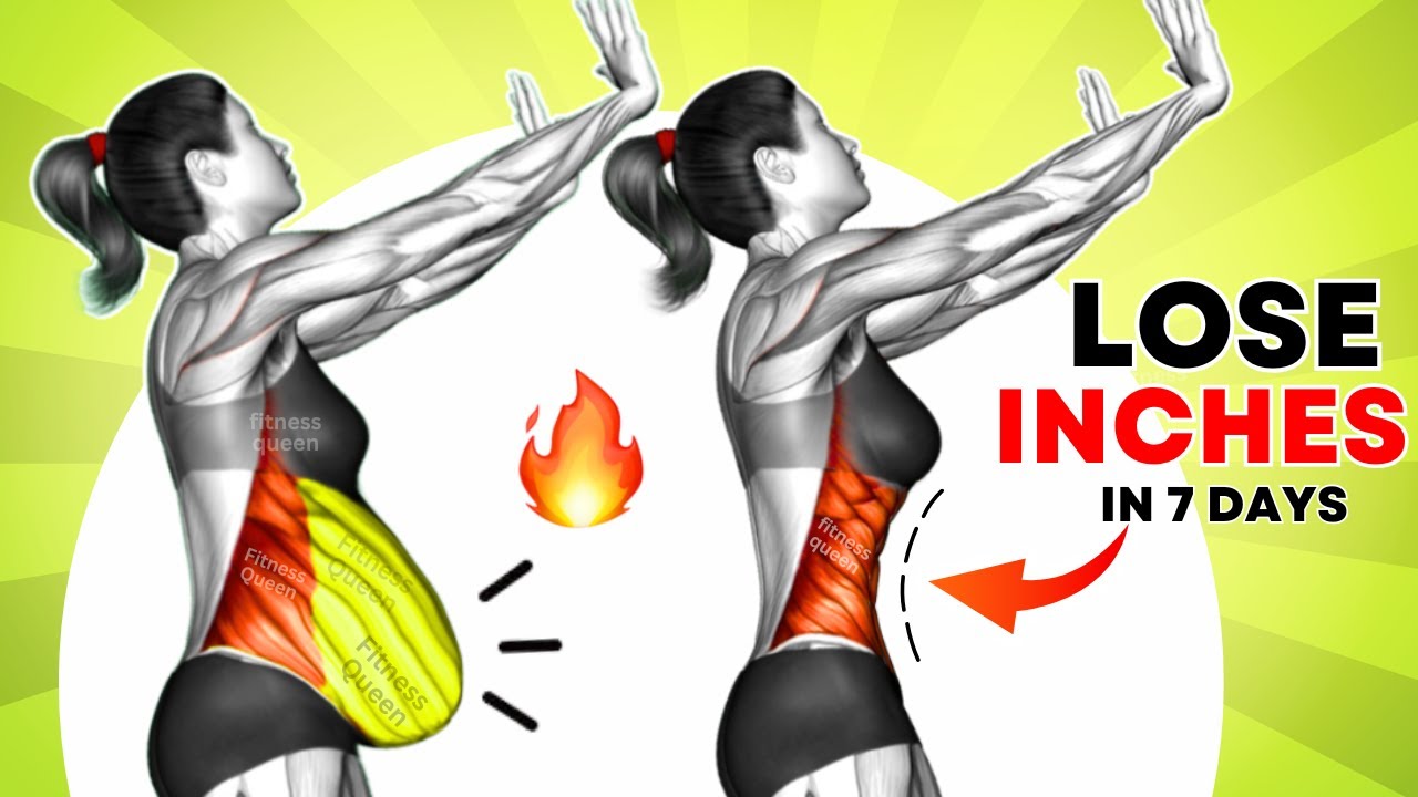 The Best Exercises for SLIMMER WAIST ➜ 30-minute STANDING Workout to Burn Belly Fat & LOSE 3 INCHES