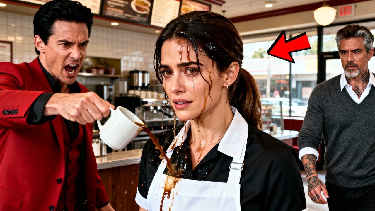 Rich Customer Threw Hot Coffee On Waitress's Face, Unaware Her Husband Was A Mafia Boss