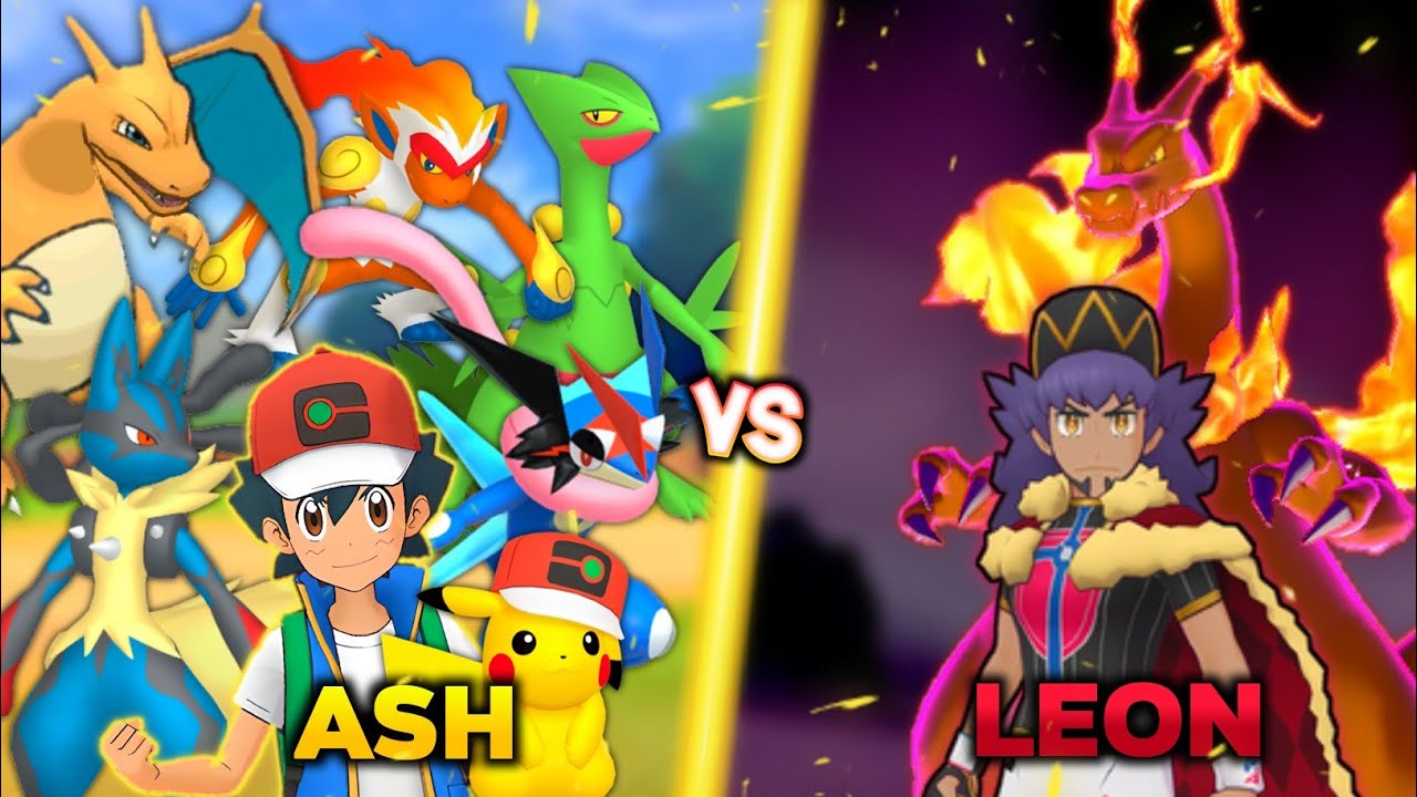 I Battled Leon With Ash's Ace Pokemon!🔥| Ash Vs Leon Battle| PokeUltra D #pokemon #pokemonbattle