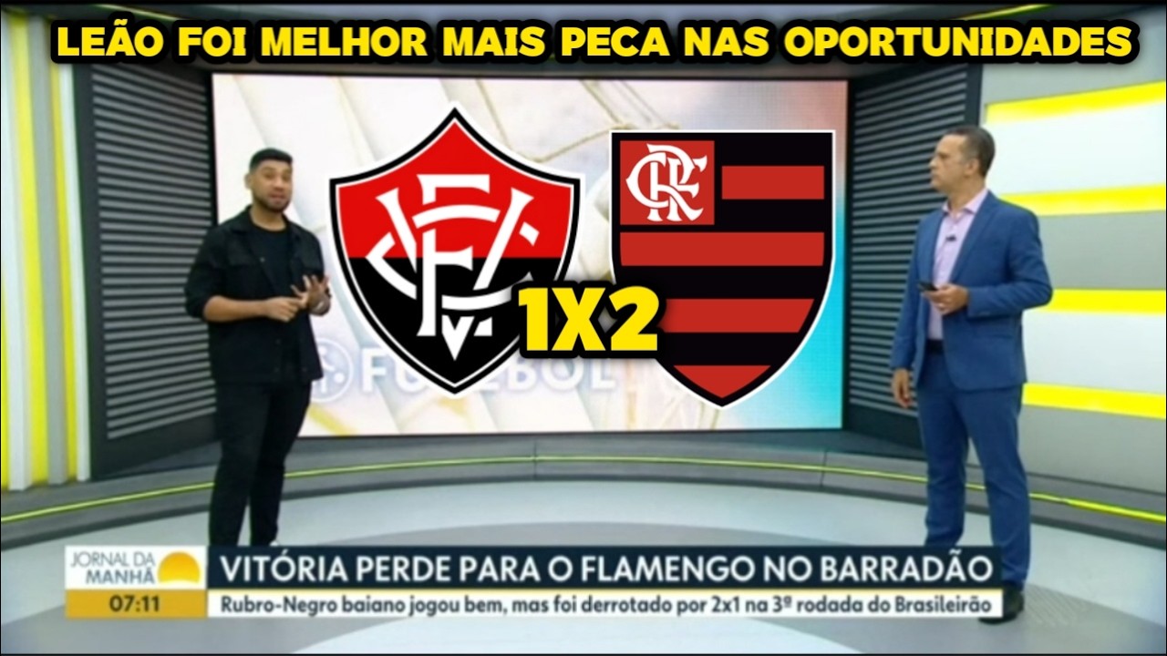 Vitória Perde Para o Flamengo no Barradão em Jogo de Pênalti Perdido Por Renato Kayzer