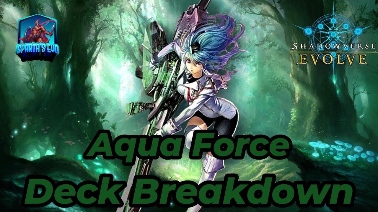 Shadowverse Evolve: SVE x Vanguard Aqua Force Deck Breakdown!!