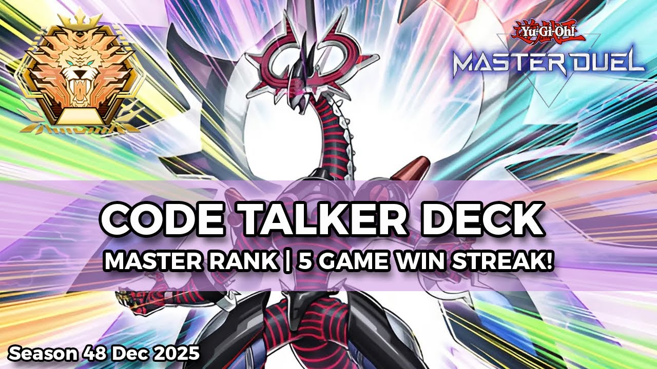 5-0 Streak! Code Talker Deck (Diamond-Master) Season 48 - Yu-Gi-Oh! Master Duel