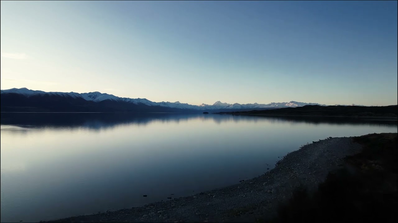Beautiful Lake Pukaki, New Zealand 4K