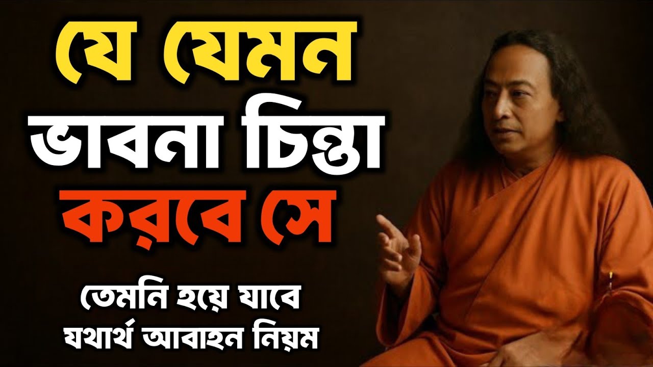 যে যেমন ভাবনা চিন্তা করবে সে তেমনি হয়ে যাবে | Bengali Spritual Video By Paramhansa Yogananda