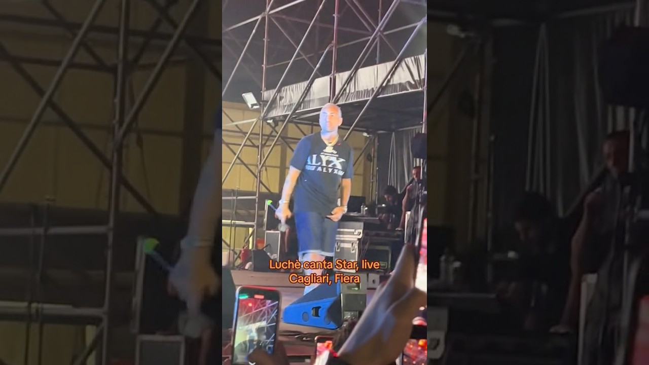 Luch&egrave; canta Star in live a Cagliari #rapitalia #musica #rapitaliano #music #concert