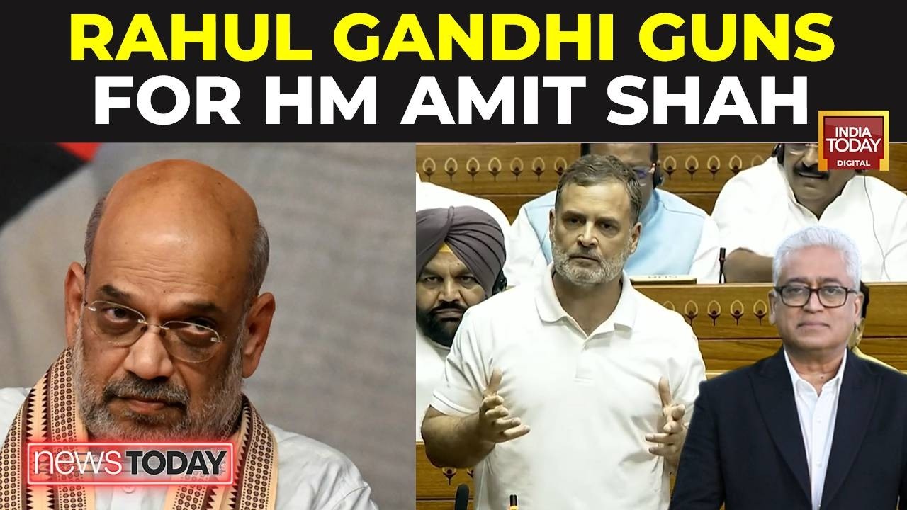 Lok Sabha Showdown: Rahul Gandhi's All-Out Attack On HM Amit Shah In Parliament | India Today