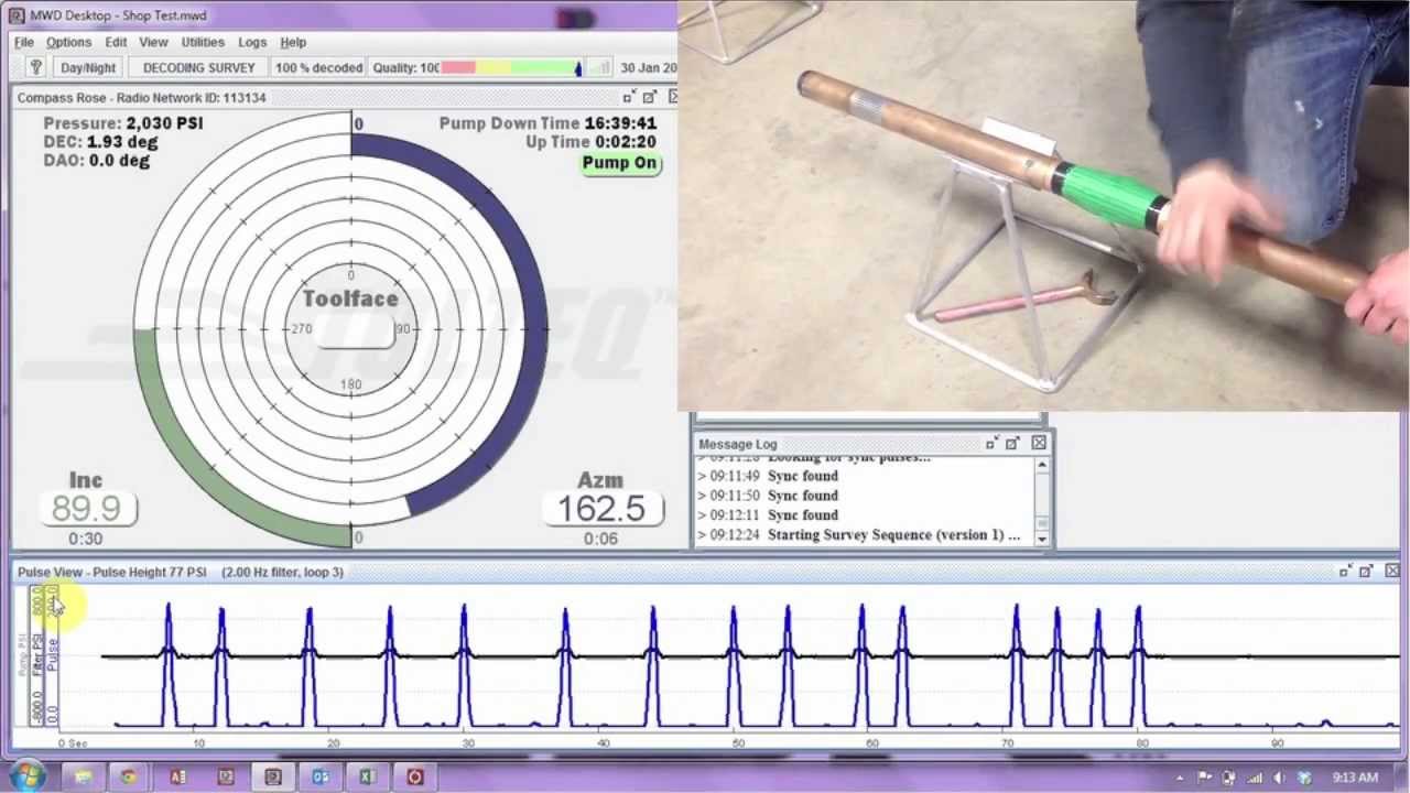 How to do a MWD Tap Test