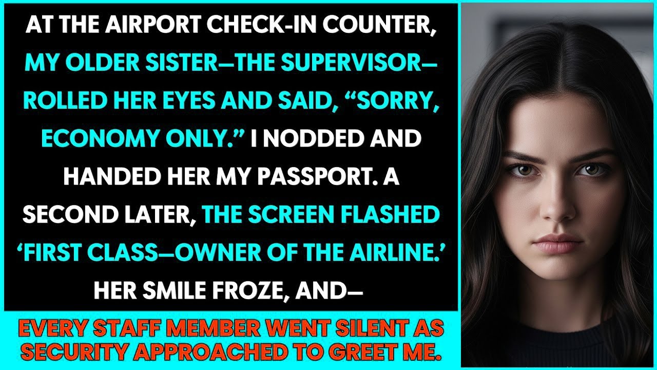 My Sister Mocked My “Economy Ticket” — Then The System Revealed I Owned The Airline