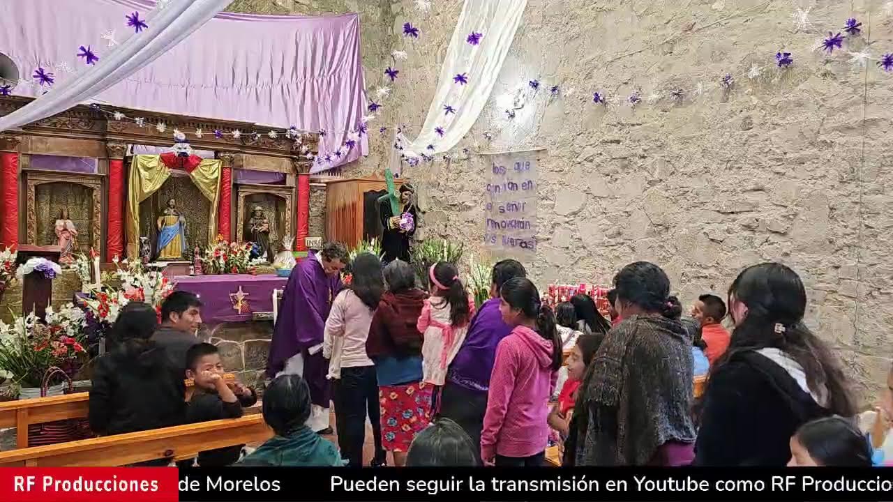 Misa en honor a Jesus de Nazaret en Santiago Tepitongo, Totontepec Villa de Morelos