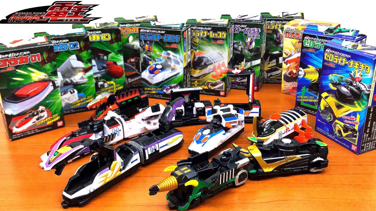 【CSM電王ベルト記念】食玩 仮面ライダー電王 スーパーデンライナー ゴウカ 01~04 イスルギ レッコウ イカヅチ ゼロライナードリル ゼロライナーナギナタ ガオウライナーキバ