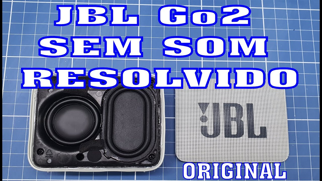 JBL GO2 ORIGINAL, SEM SOM, RESOLVIDO.