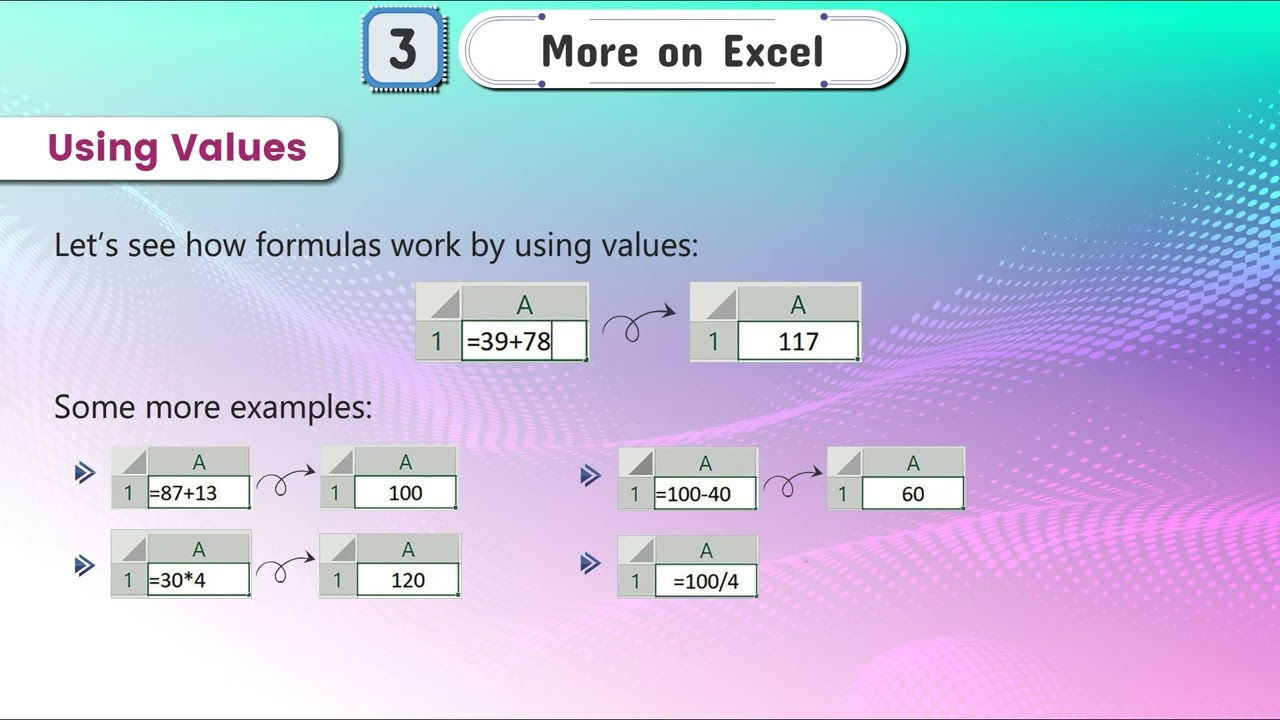 Ch 3 | Bright Shine | Computer | Class 06 | More on Excel | For children