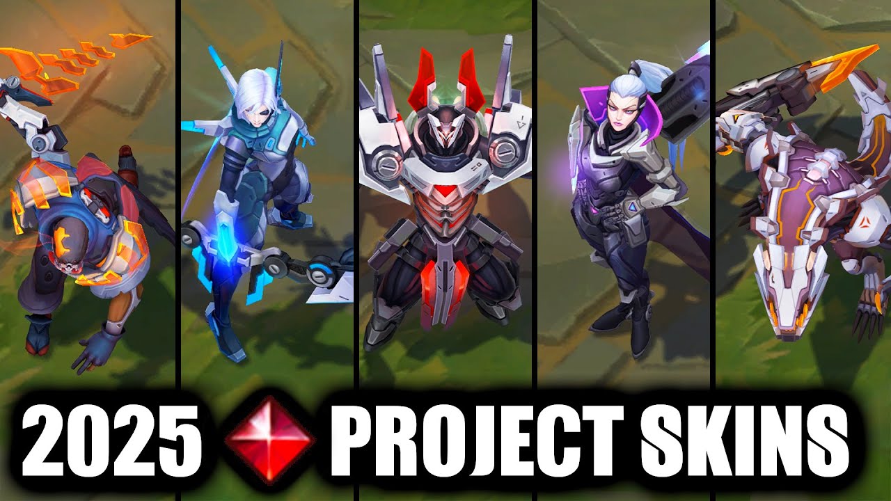 All Legendary PROJECT Skins Spotlight 2025 (League of Legends)