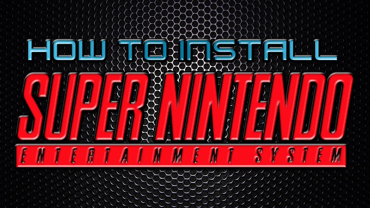 HYPERSPIN - SUPER NINTENDO setup guide!