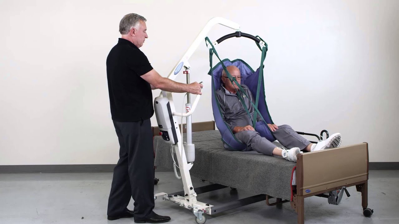 Patient Lift Transfer from Bed to Chair