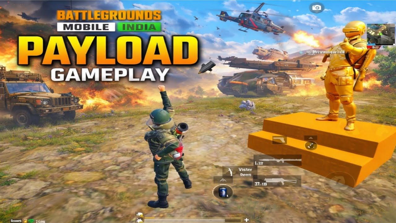 “Fighter Jet se Entry 🔥 RPG ne Lobby Hila Di | BGMI Payload Long Gameplay”