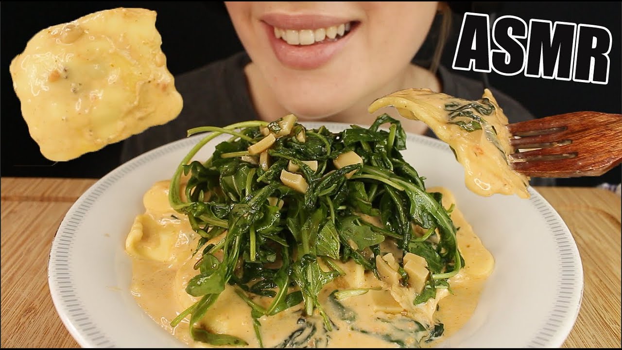 ASMR CREAMY CHEESY PASTA MOZZARELLA ITALIAN FOOD MUKBANG EATING SOUNDS No Talking 먹방 Kasmia ASMR