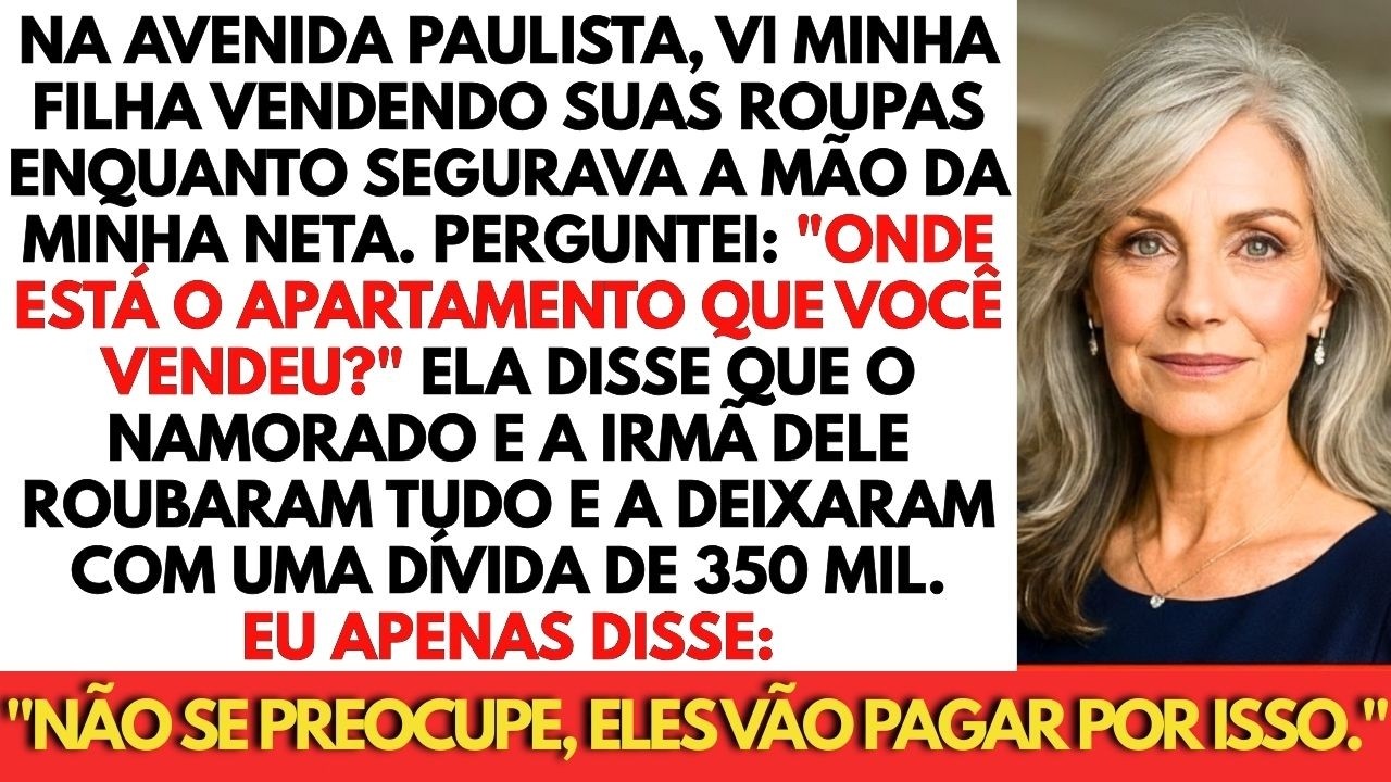 Vi Minha Filha Vendendo Suas Roupas Na Calçada Enquanto Segurava A Mão Da Minha Neta. Ela Me...