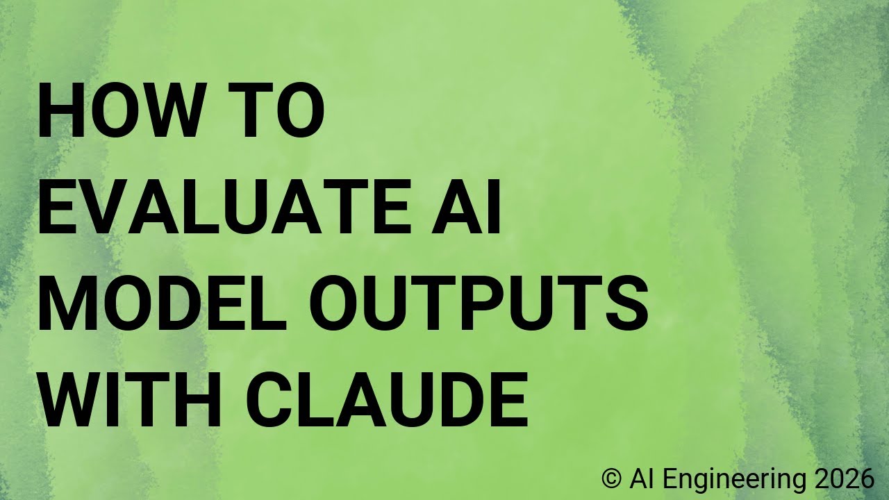 How to Evaluate AI Model Outputs with Claude