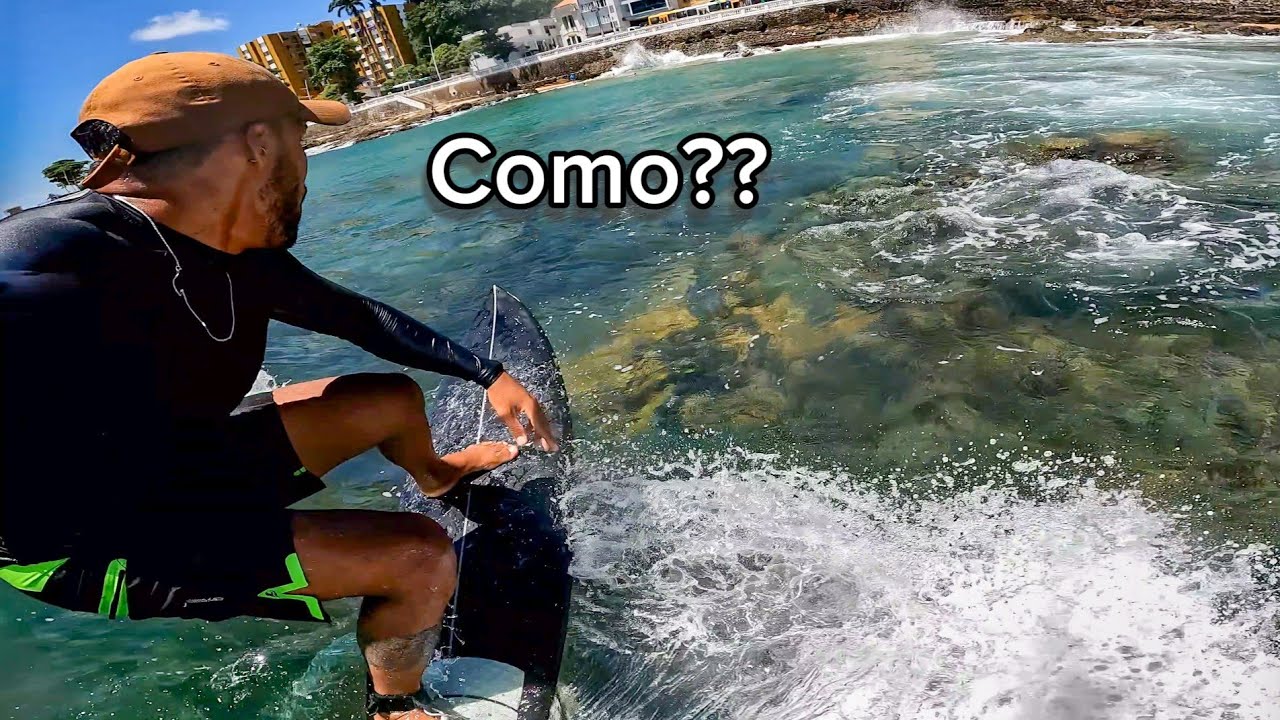COMO PEGAR ONDA GORDA E FRACA DE PRANCHINHA - Farol da Barra | Salvador BA