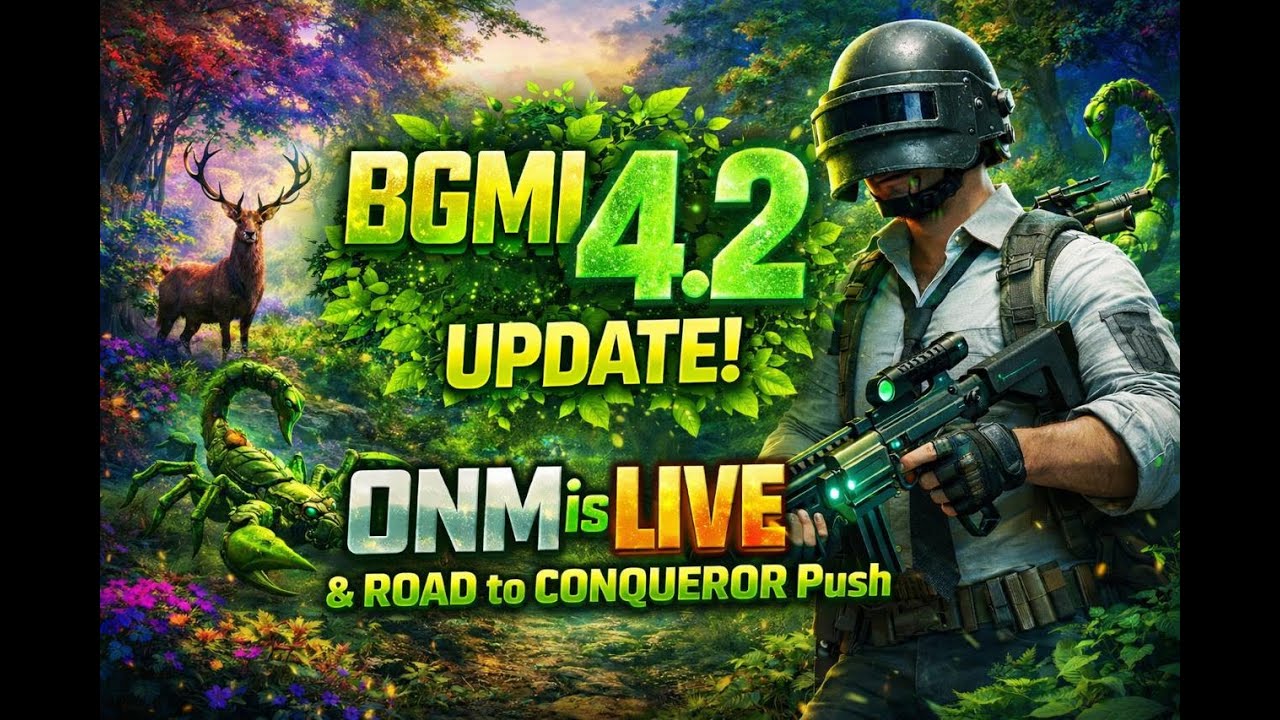CONQUEROR RANK PUSH🔥 BGMI Live 4.2 Update 🦌 #bgmi #shorts #Viral #trending