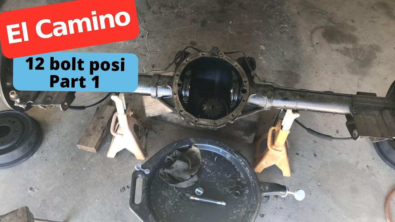 1968 SS 396 El Camino project 12 bolt posi rebuild part 1