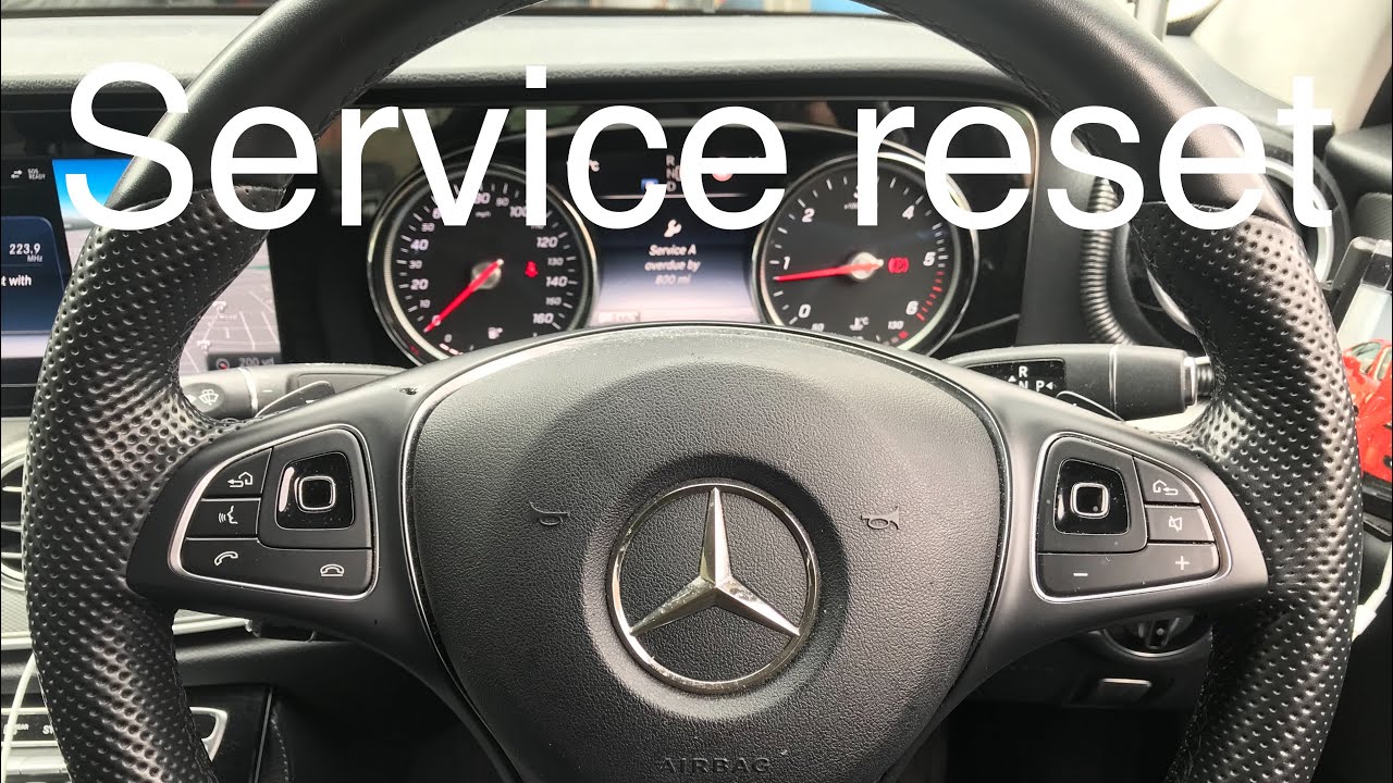 Mercedes E-Class | Сброс сервисного обслуживания | 2018 W213